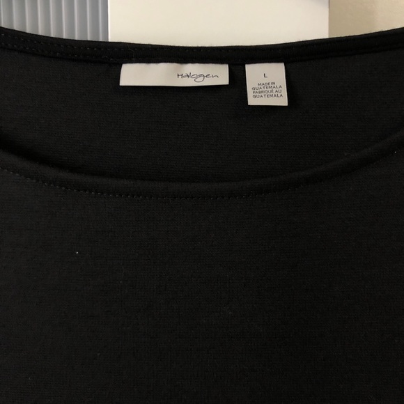 Halogen ruffle sleeve shift dress in black size L - Picture 4 of 7